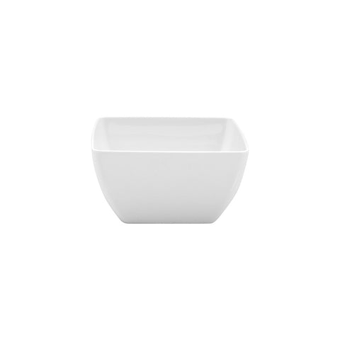 Ryner Melamine  ROUNDED SQUARE BOWL-190x190x100mm WHITE (x6)