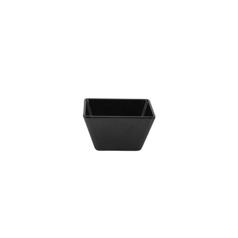 Ryner Melamine  SQUARE BOWL-130x130x70mm BLACK (x6)