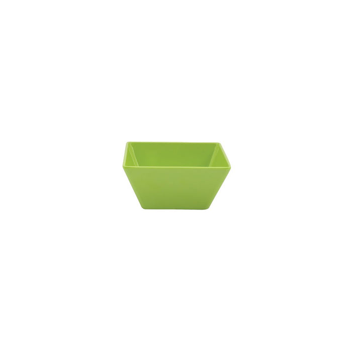 Ryner Melamine  SQUARE BOWL-130x130x70mm LIME (x6)