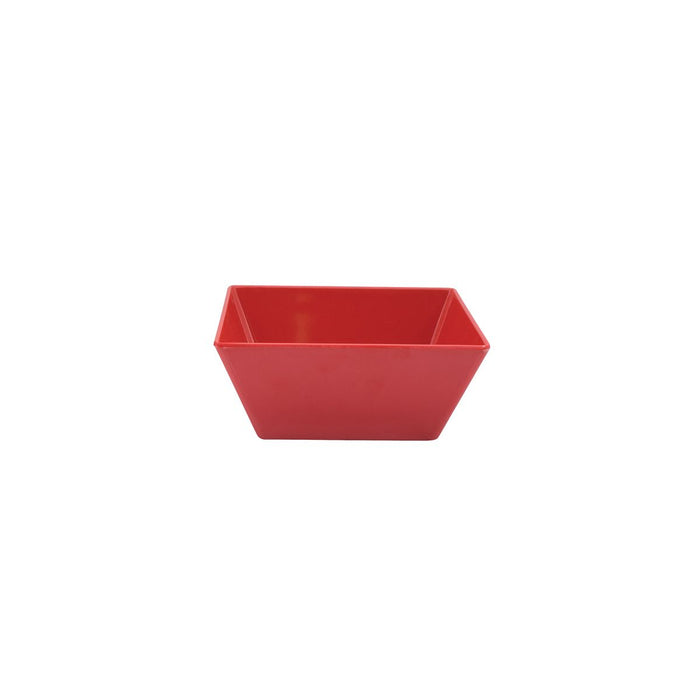 Ryner Melamine  SQUARE BOWL-240x240x100mm RED (x3)