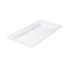 Ryner Melamine  RECT WIDE RIM PLATTER-500x270mm WHITE (x3)