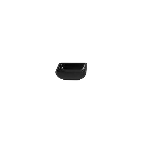 Ryner Melamine  SQUARE SAUCE DISH-70x70mm BLACK (x24)