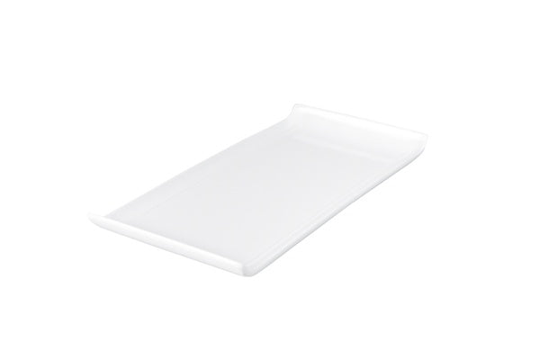 Ryner Melamine  RECT. PLATTER WITH LIP-300x145mm WHITE (x6)