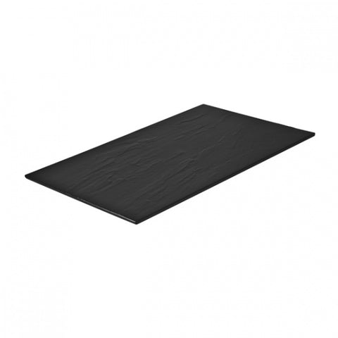 Ryner Melamine TAROKO RECT. FLAT PLATTER-530x325mm BLACK (x3)