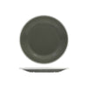 Ryner Melamine EVOKE RECT DISH-270x200x42mm BLACK W/WHITE LINE (x12)