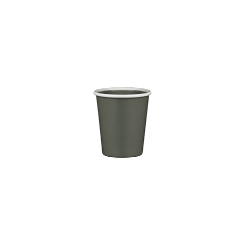 Ryner Melamine EVOKE CUP-80x80x94mm |295ml GREY W/WHITE LINE (x12)