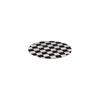 Ryner Melamine  ROUND FLAT PLATTER-330mm Ø CHECKERED (Each)