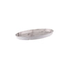 Ryner Melamine  OVAL DISH-425x265x40mm WHITE MARBLE (x12)