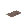 Ryner Melamine WOOD DECO RECT FLAT PLATTER-325x175mm DARK BROWN (Each)