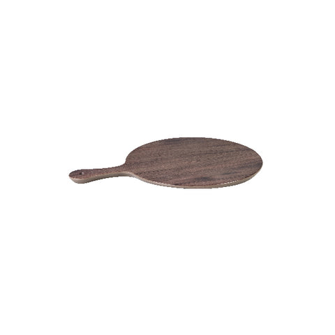 Ryner Melamine WOOD DECO ROUND PADDLE BOARD-425x300x15mm DARK BROWN (Each)