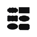 Ryner Display  CHALKBOARD LABEL (12pcs/BAG) BLACK (x5)