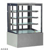 GREENLINE HEATED  3 Tier SQUARE GLASS HOT Display  900 mm wide