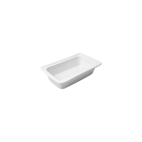 Ryner Tableware  PORCELAIN FOOD PAN-1/4 SIZE 65mm WHITE (Each)
