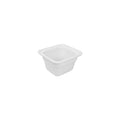 Ryner Tableware  PORCELAIN FOOD PAN-1/6 SIZE 100mm WHITE (Each)