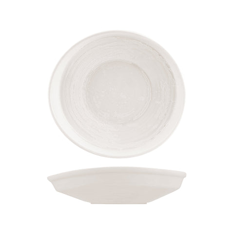 Moda Porcelain SNOW ORGANIC BOWL/PLATE - 250x235mm   (x6)