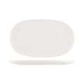 Moda Porcelain SNOW OVAL COUPE PLATE-355x215mm   (x6)