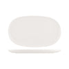 Moda Porcelain SNOW OVAL COUPE PLATE-355x215mm   (x6)