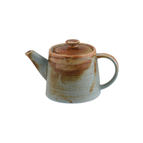 Moda Porcelain FIRED EARTH TEAPOT - 380ml WITH INFUSER  NOURISH (x6)