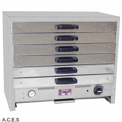 ROBAND HAMMERTONE FINISH PIE WARMER- Drawers 80 pies-Auscaterquip