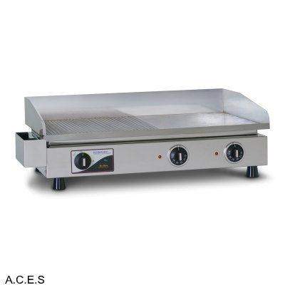 ROBAND 690 mm wide GRIDDLE HOT PLATES 1/2 grooved-Auscaterquip