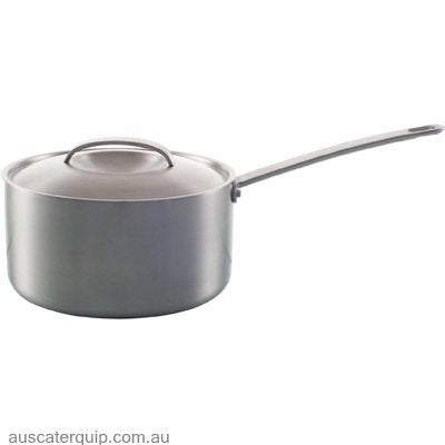 Chef Inox SAUCEPAN-200mm/3.1lt w/LID NON-STICK 'STUDIO'-Auscaterquip