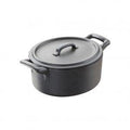 Revol  BELLE CUISINE CHARCOAL COCOTTE W/LID 135x120mm EA