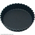 Guery TART MOULD-36 RIBS ROUND FLUTED 85x16mm NON-STICK-Auscaterquip