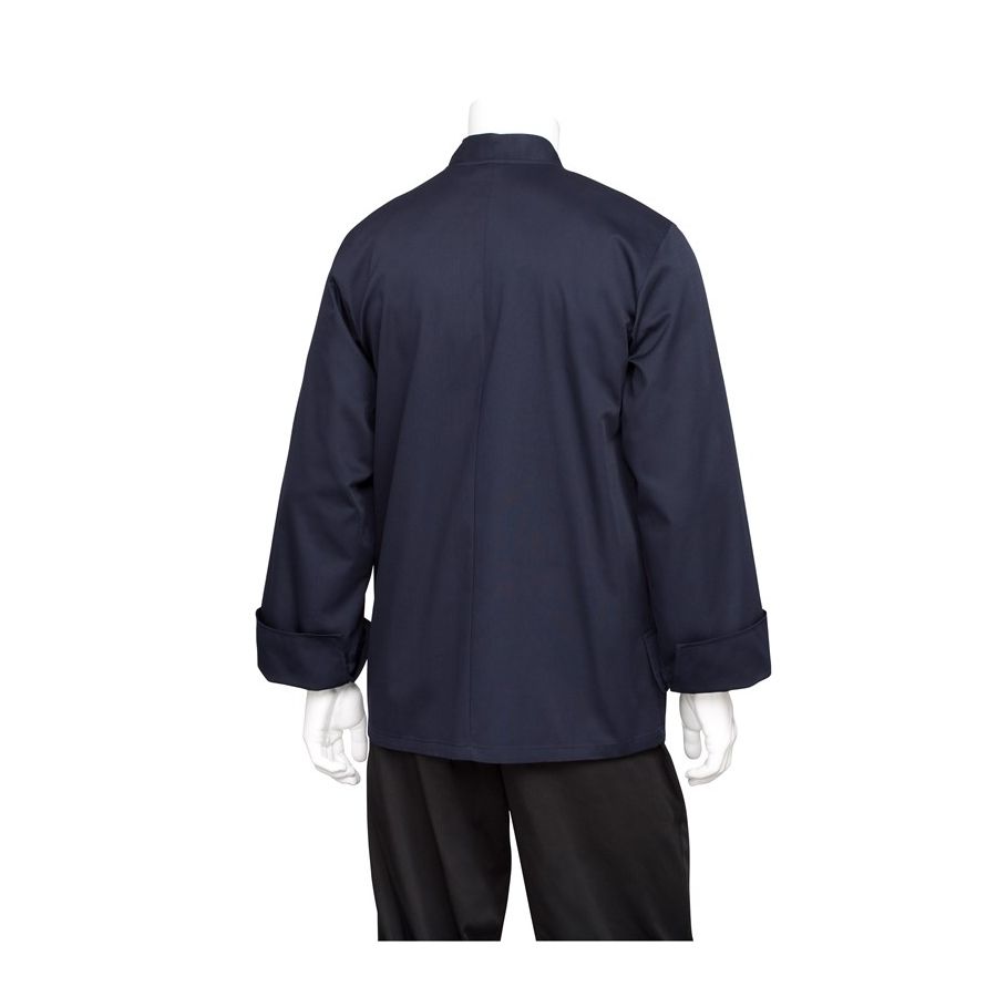 Torino Navy Basic Chef Jacket-Auscaterquip