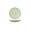 Luzerne TINTIN ROUND PLATE 170mm Ø GREEN W/GREEN LINE (x6)