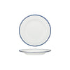 Luzerne TINTIN ROUND PLATE 210mm Ø WHITE W/NAVY LINE (x6)