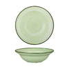 Luzerne TINTIN DEEP BOWL PLATE 240mm Ø | 830ml GREEN W/GREEN LINE (x3)