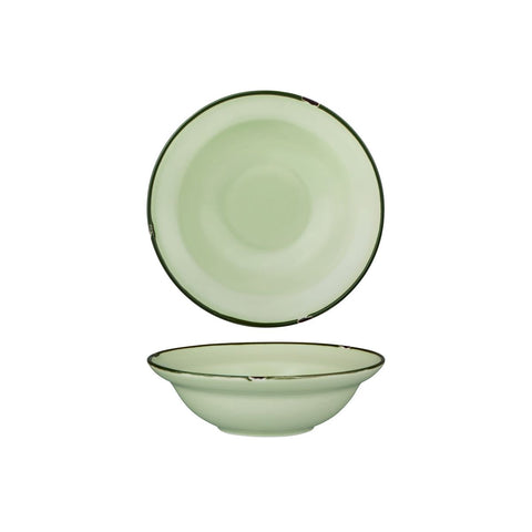 Luzerne TINTIN ROUND BOWL 190mm Ø | 380ml GREEN W/GREEN LINE (x3)