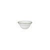 Luzerne TINTIN ROUND BOWL 120mm Ø | 140ml WHITE W/GREEN LINE (x6)