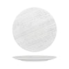 Luzerne DRIZZLE ROUND PLATE-FLAT, 280mm Ø WHITE WITH GREY (x4)