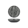 Luzerne DRIZZLE ROUND SHARE BOWL-210mm Ø | 1000ml GREY WITH WHITE (x4)