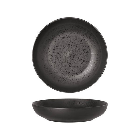 Luzerne LAVA ROUND SHARE BOWL-210mm Ø | 1000ml MATT BLACK (x4)