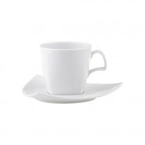 Royal Porcelain CUP-0.20lt CHELSEA (94488 Tri)(94484 Sq) (4113) (Box of 12)