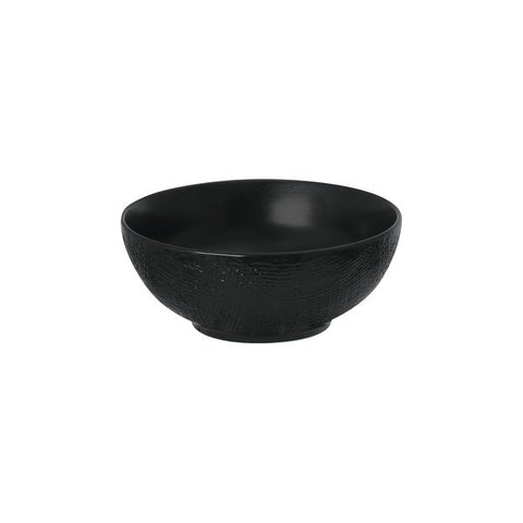 Luzerne LINEN ROUND BOWL-160mm Ø | 750ml MATT BLACK (x6)