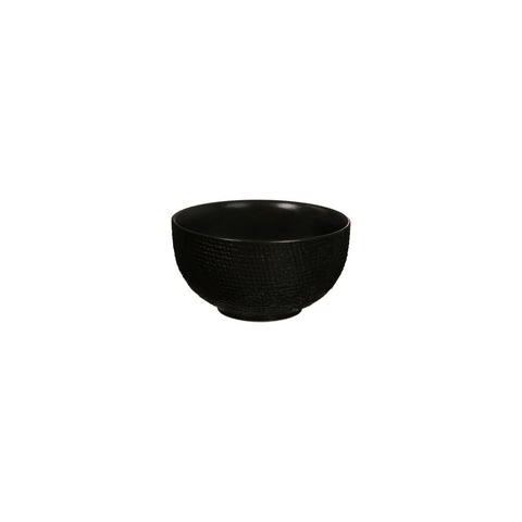 Luzerne LINEN ROUND BOWL-110mm Ø | 300ml MATT BLACK (x6)