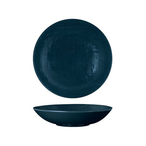 Luzerne LINEN ROUND SHARE BOWL-230mm Ø | 1100ml MATT BLUE (x4)