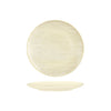 Luzerne LINEN ROUND PLATE-FLAT, 210mm Ø REACTIVE WHITE (x6)