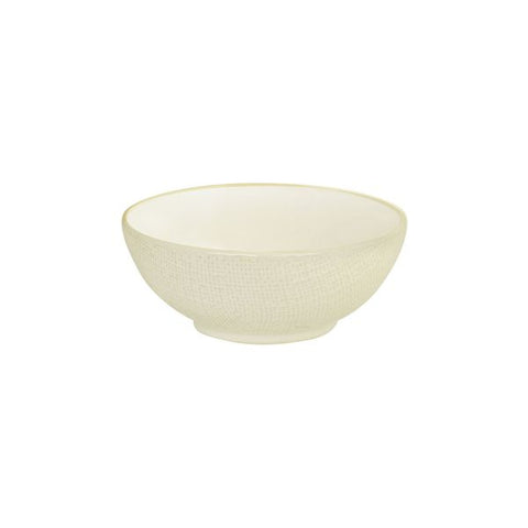 Luzerne LINEN ROUND BOWL-160mm Ø | 750ml REACTIVE WHITE (x6)