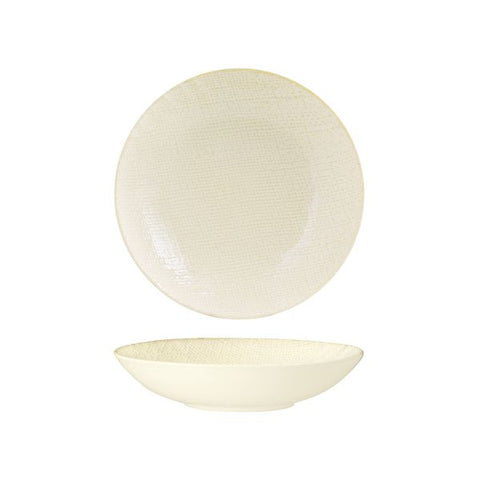 Luzerne LINEN ROUND SHARE BOWL-200mm Ø | 700ml REACTIVE WHITE (x4)