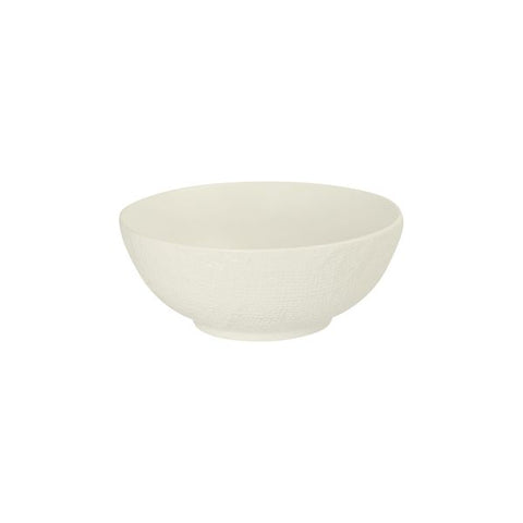 Luzerne LINEN ROUND BOWL-160mm Ø | 750ml MATT WHITE (x6)