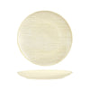 Luzerne LINEN ROUND PLATE-FLAT, 210mm Ø REACTIVE WHITE (x6)