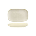 Luzerne LINEN RECTANGULAR SHARE PLATE-175x110mm REACTIVE WHITE (x6)