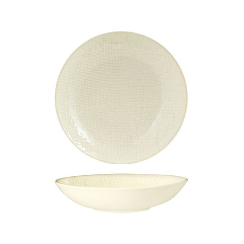 Luzerne LINEN ROUND SHARE BOWL-230mm Ø | 1100ml REACTIVE WHITE (x4)