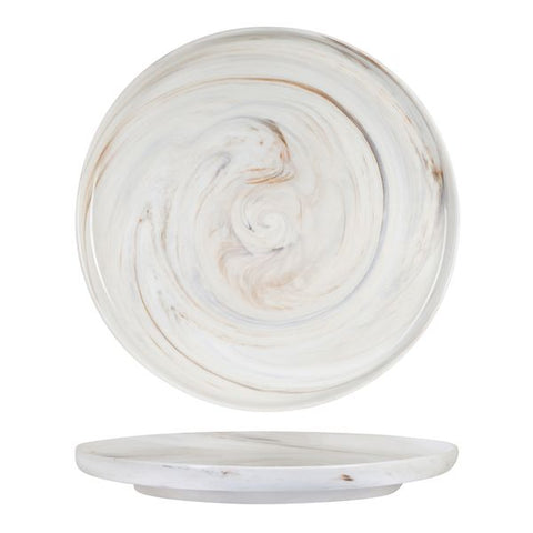 Luzerne SIGNATURE ROUND PLATE-210mm Ø MARBLE (x6)