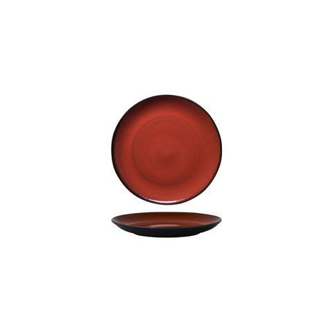 Luzerne RUSTIC OVAL SHARE BOWL-230x180mm | 57mm H | 780ml CRIMSON (x6)