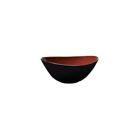 Luzerne RUSTIC OVAL BOWL-155x145mm | 69mm H | 420ml CRIMSON (x6)